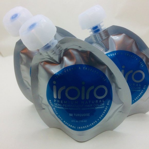 3 units of Iroiro 50 Turquoise Semi Permanent Hair - Picture 2 of 2